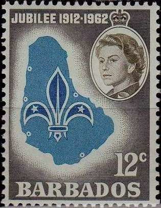 Emblem and Map of Barbados