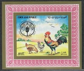 Rooster and Hens