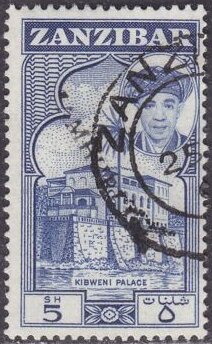 Kibweni Palace overprinted "JAMHURI 1964"