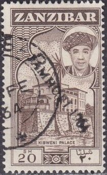 Kibweni Palace overprinted "JAMHURI 1964"