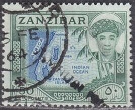 Map overprinted "JAMHURI 1964"