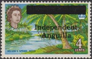 Stamp, St. Kitts-Nevis Overprinted, Anguilla,  , Plants (Flora)