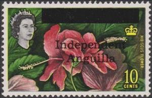 Stamp, St. Kitts-Nevis Overprinted, Anguilla,  , Plants (Flora)