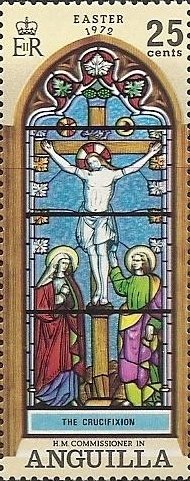 Stamp, Crucifixion, Anguilla,  