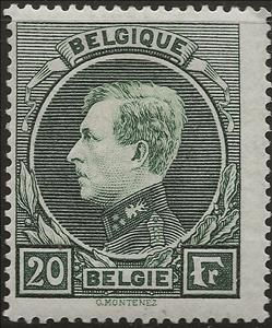 Stamp, King Albert I type "Montenez', Belgium,  , Famous People, Heads of State, Kings, Men, Royalty