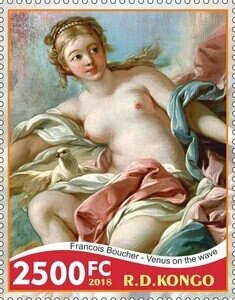Stamp, Naked art, Cinderellas,  , Art, Nudes, Paintings, Women