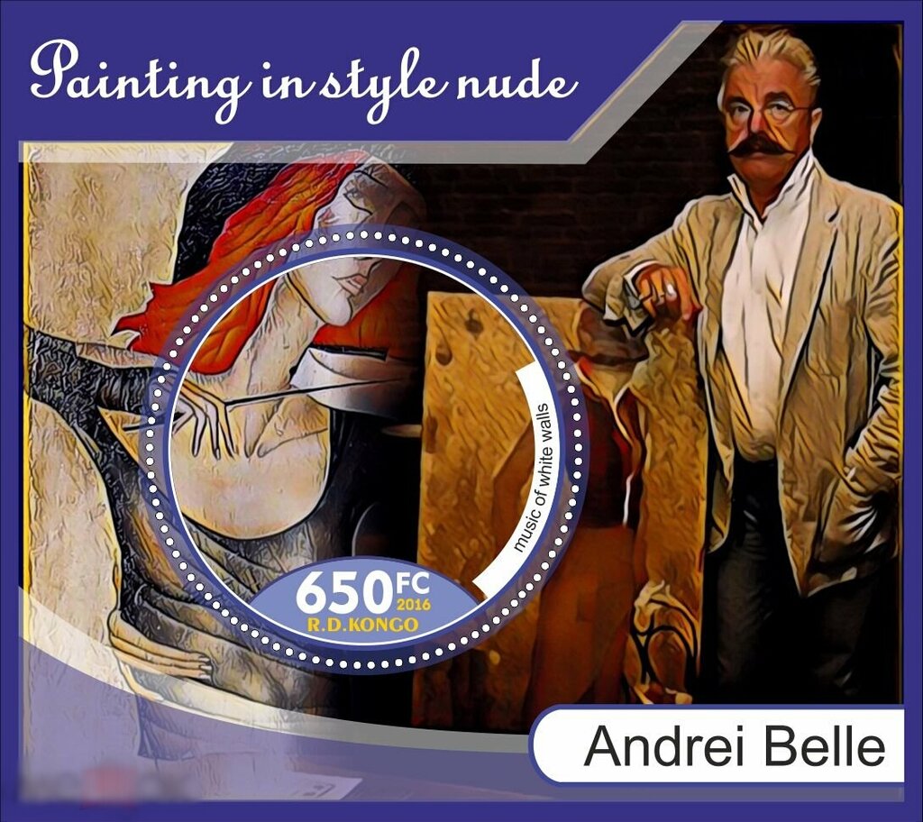 Painting in style nude. Andrei Belle