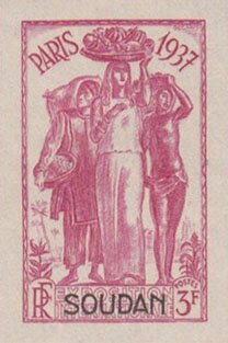 Stamp, International Exhibition of Paris, French Sudan,  , Expositions