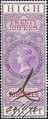 Stamp, Queen Victoria, India,  , Crowns and Coronets, Famous People, Heads of State, Queens, Royalty, Women