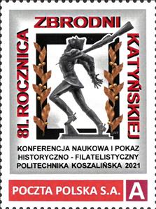 Stamp, 81st anniversary of the Katyn massacre, Personalized and Private Mail Stamps,  , Anniversaries and Jubilees
