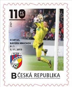 Stamp, FCVP vs. Bayern Mnichov 0:1, 5. 11. 2013, Personalized and Private Mail Stamps,  , Anniversaries and Jubilees, Football (Soccer)