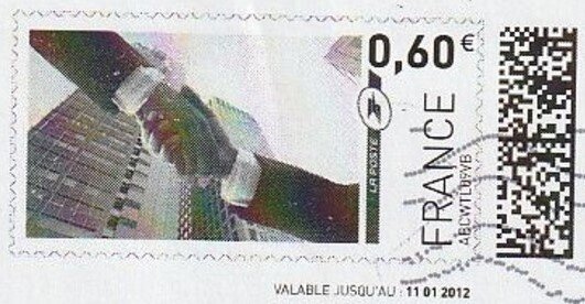 Stamp, Handshake in front of towerblock, Personalized and Private Mail Stamps,  , Apartment Buildings, Buildings, Hands