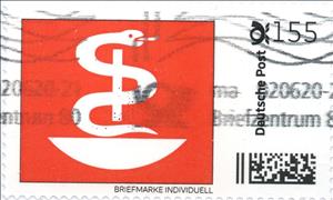 Stamp, Staff of Asklepios, Personalized and Private Mail Stamps,  , Medicines