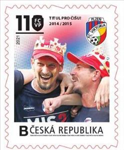 Stamp, Titul pro Čišu 2014/2015, Personalized and Private Mail Stamps,  , Anniversaries and Jubilees, Football (Soccer)