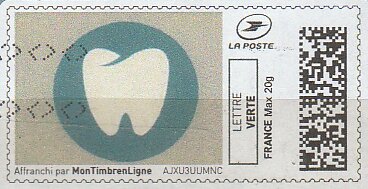 Stamp, Tooth, Personalized and Private Mail Stamps,  , Dental Surgery, Logos