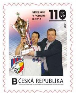 Stamp, Vítězství v poháru r. 2010, Personalized and Private Mail Stamps,  , Anniversaries and Jubilees, Football (Soccer)