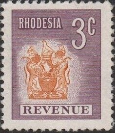 Stamp, Coat of arms, Rhodesia,  , Coats of Arms
