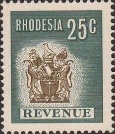 Stamp, Coat of arms, Rhodesia,  , Coats of Arms