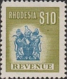 Stamp, Coat of arms, Rhodesia,  , Coats of Arms
