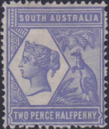 Queen Victoria and Red kangaroo (Macropus rufus)