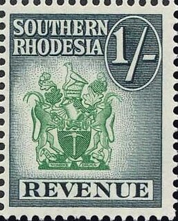 Stamp, Coat of arms, Southern Rhodesia,  , Coats of Arms