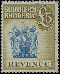 Stamp, Coat of arms, Southern Rhodesia,  , Coats of Arms