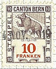 Bern - Stempelmarke