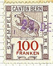 Bern - Stempelmarke