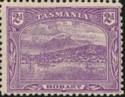 Stamp, View of Hobart, Tasmania,  , Landscapes