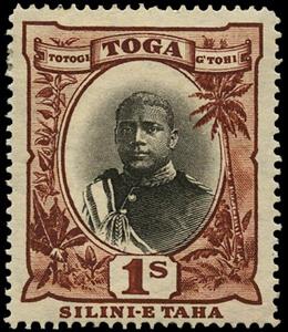 Stamp, King George II, Tonga,  