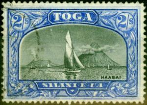 Stamp, View of Haabal, Tonga,  