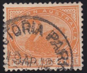 Stamp, Black Swan (Cygnus atratus), Western Australia,  , Animals (Fauna), Birds, Swans
