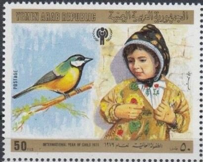 Child and bird