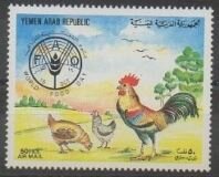 Rooster and Hens