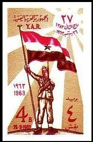Soldier and Flag