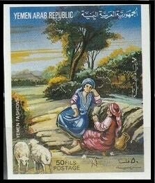 Women are herding sheep