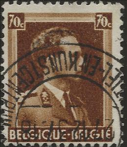 Stamp, King Leopold III (1901-1983), Belgium,  , Famous People, Heads of State, Kings, Royalty, Uniforms