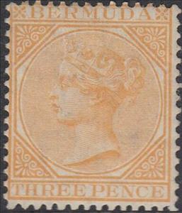 Stamp, Queen Victoria - perf 14, Bermuda,  , Famous People, Heads of State, Queens, Royalty, Women