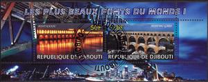 Mini Sheet, Les Plus Beaux Ponts du Monde I, Cinderellas,  , Buildings
