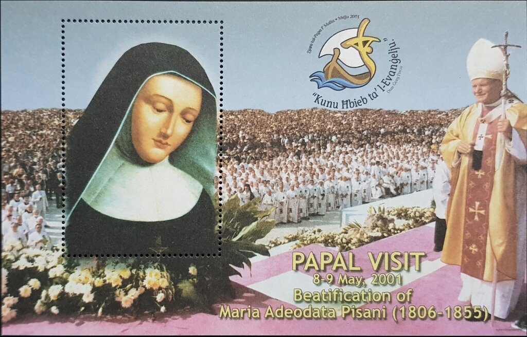 Papal Visit - Beatification of Maria Adeodata Pisani