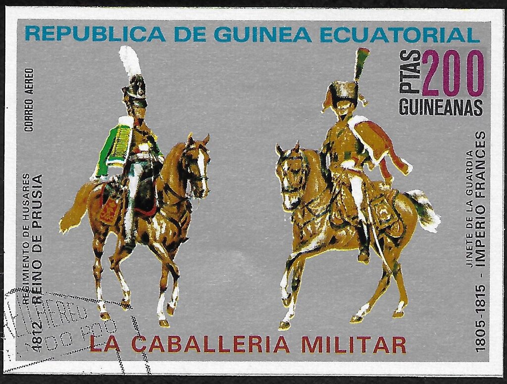 Prussian Hussar (1812) and French Guardsman (1805)