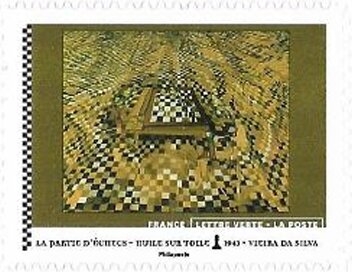 Stamp, The Game of Chess, France,  , Chess