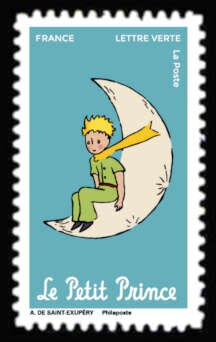 Stamp, The Little Prince, 75th Anniversary of Publication, France,  , Literature
