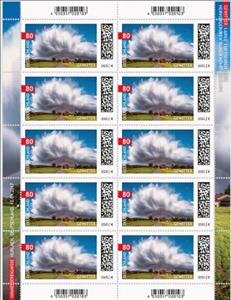 Mini Sheet, Thunderstorm, Germany, Federal Republic,  , Clouds, Weather