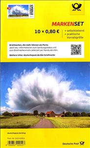 Mini Sheet, Thunderstorm, Germany, Federal Republic,  , Clouds, Weather