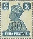 King George VI wearing Imperial Crown of India