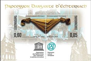 Souvenir Sheet, Echternach Hopping Procession, Luxembourg,  , Clothing