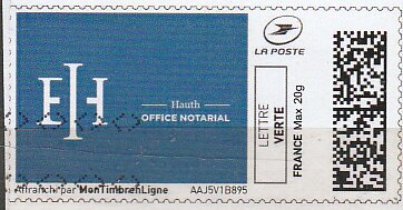 Stamp, HI Hauth Office Notarial, Personalized and Private Mail Stamps,  , Lawyers - Advocates