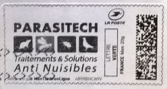 Stamp, Parasitech, Personalized and Private Mail Stamps,  , Animals (Fauna)
