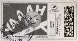 Stamp, Waah, Personalized and Private Mail Stamps,  , Cartoons, Tennis